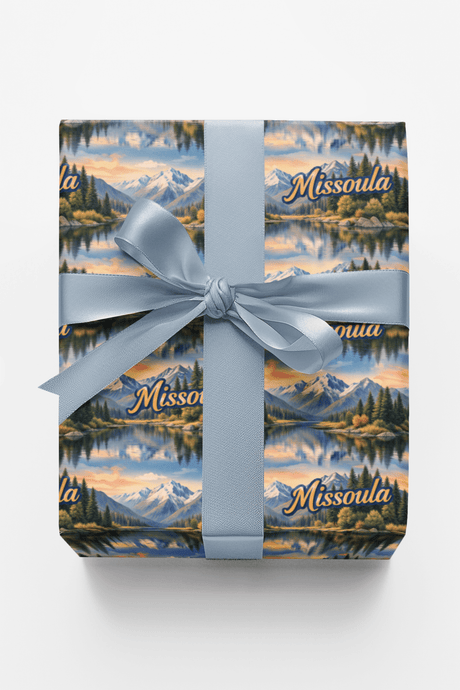 Missoula Riverbend Warmth - London Penny Gift Wrap