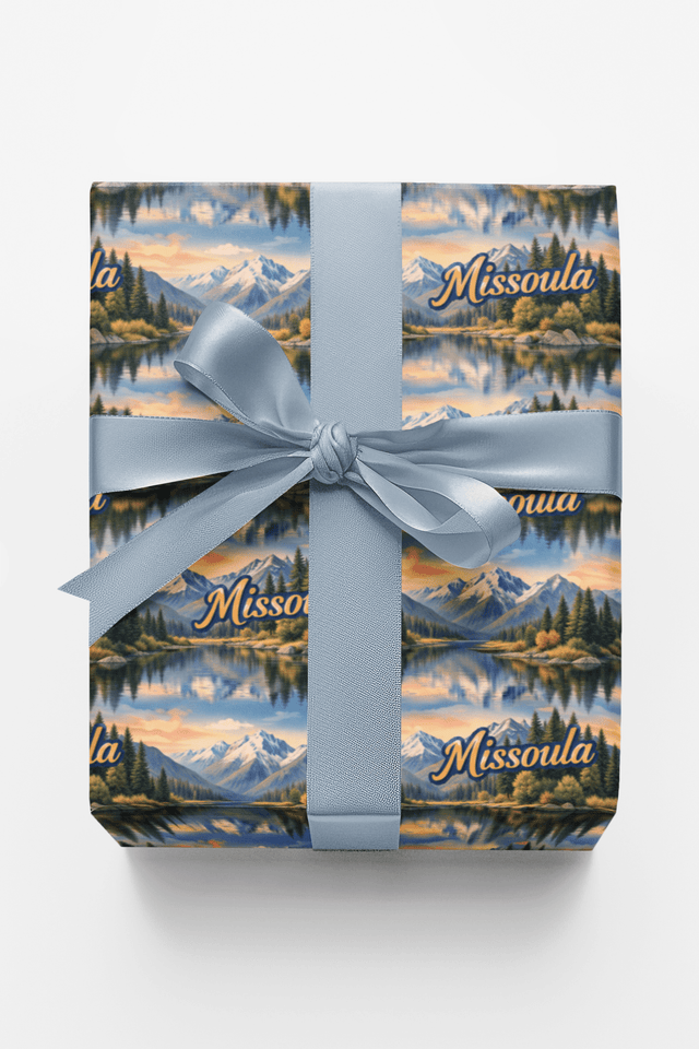 Missoula Riverbend Warmth - London Penny Gift Wrap