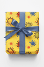 Color Splash Comic Bursts - London Penny Gift Wrap