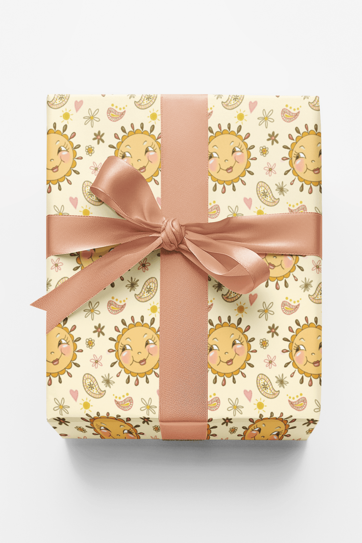 Sunny Sunflower Wrapping Paper | Michelle Gilsey | Artist Corner - London Penny Gift Wrap