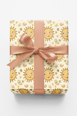 Sunny Sunflower Wrapping Paper | Michelle Gilsey | Artist Corner - London Penny Gift Wrap