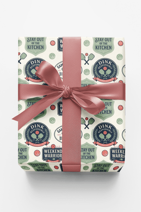The Pickleball Social Club Wrapping Paper - London Penny Gift Wrap