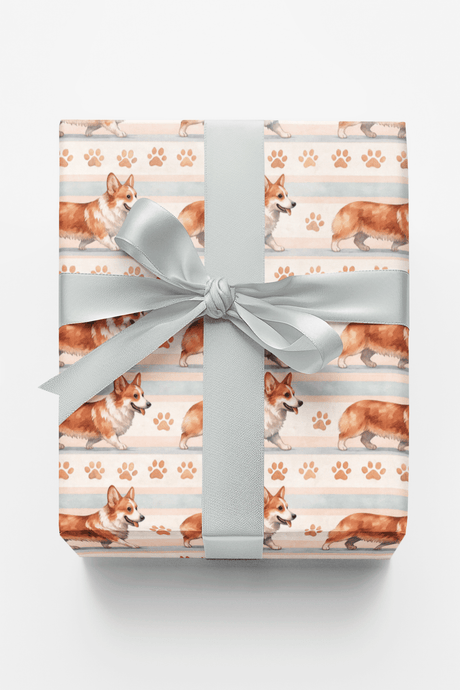 Pastel Paw Parade - London Penny Gift Wrap