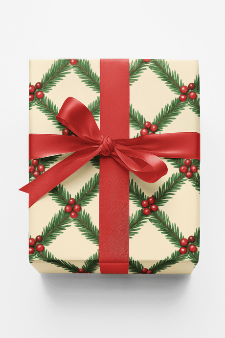 Winter Lattice - London Penny Gift Wrap