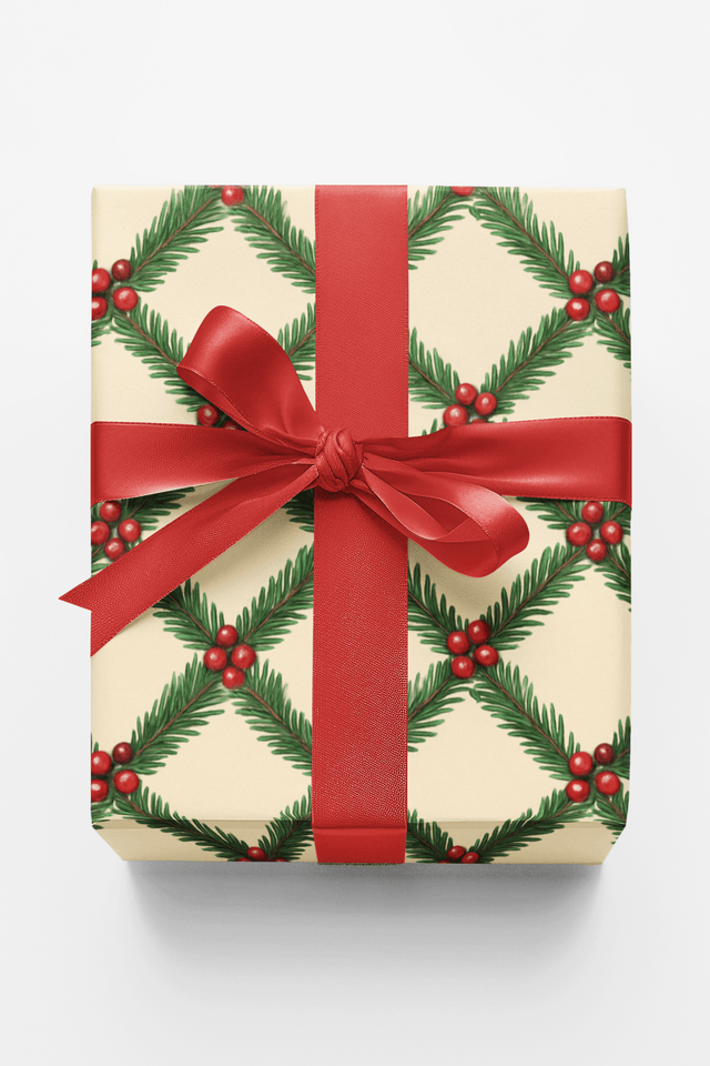 Winter Lattice - London Penny Gift Wrap