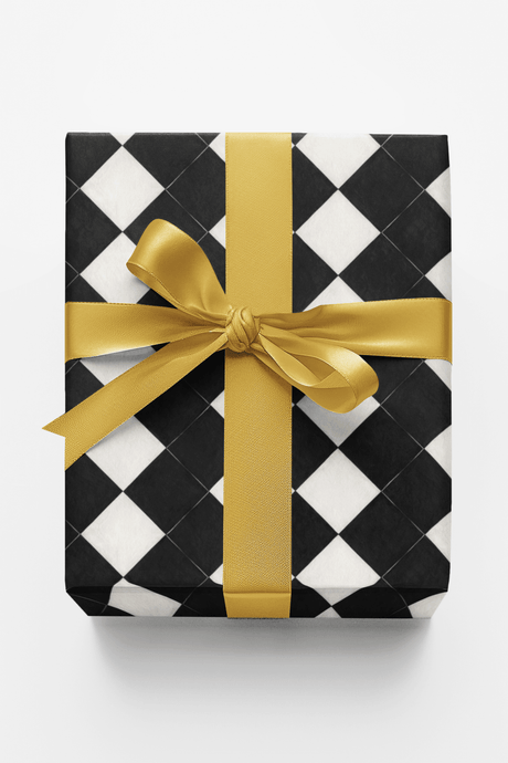 Checkered Chic - London Penny Gift Wrap
