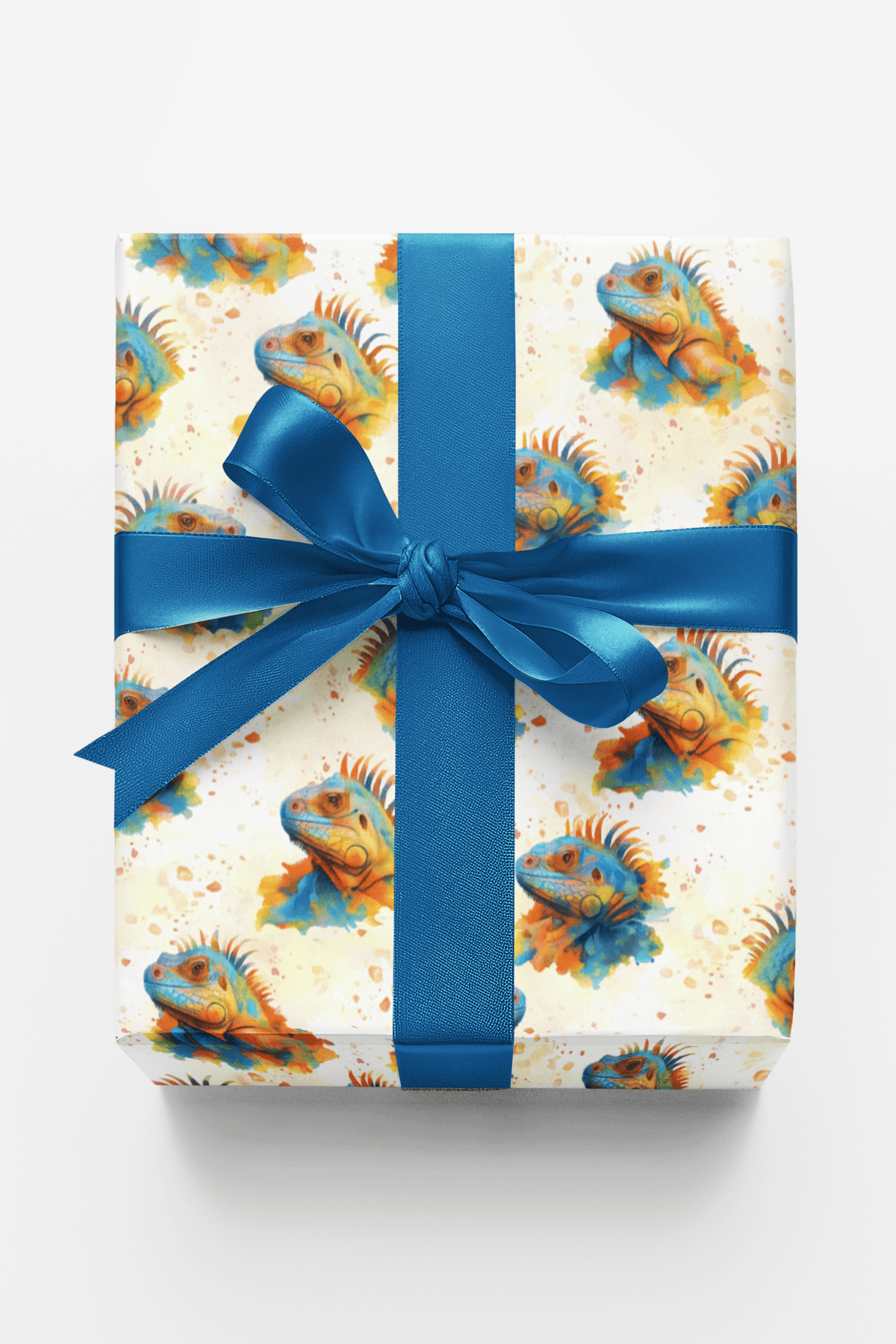 Tropic Bloom Iguana - London Penny Gift Wrap