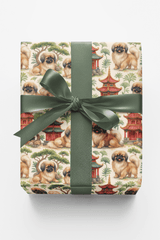 Pekingese Pagoda - London Penny Gift Wrap