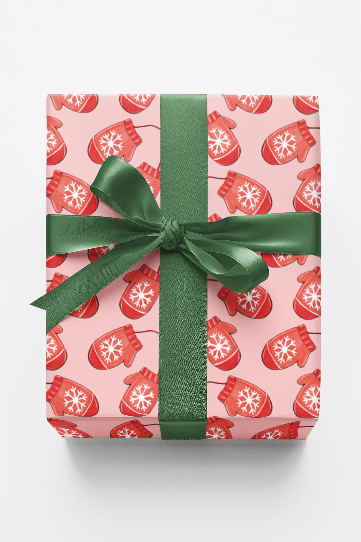Red Mittens Wrapping Paper | Michelle Gilsey | Artist Corner - London Penny Gift Wrap