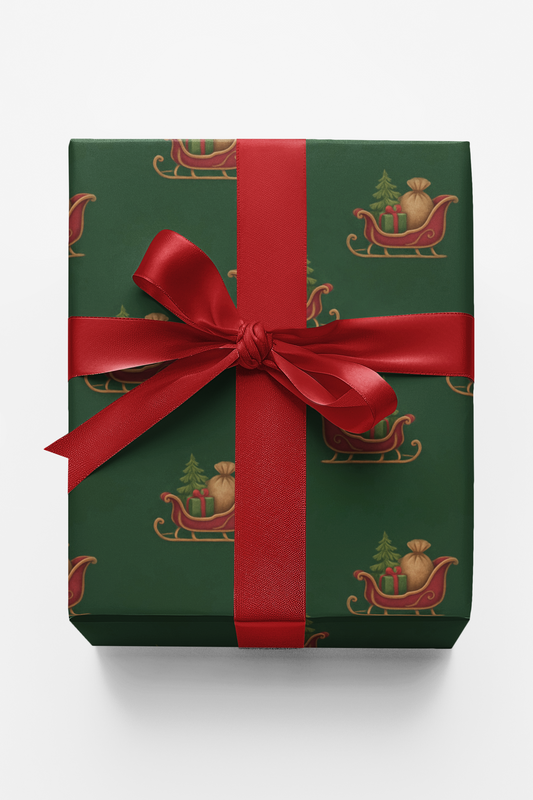 Santa Sleigh Pattern