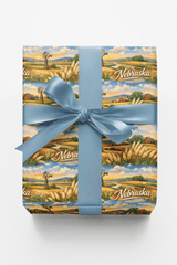 Nebraska Prairie Horizon - London Penny Gift Wrap