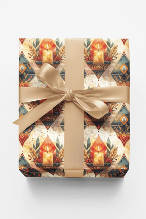 LIMITED TIME | Decorative Cultural Geometry Wrapping Paper - London Penny Gift Wrap
