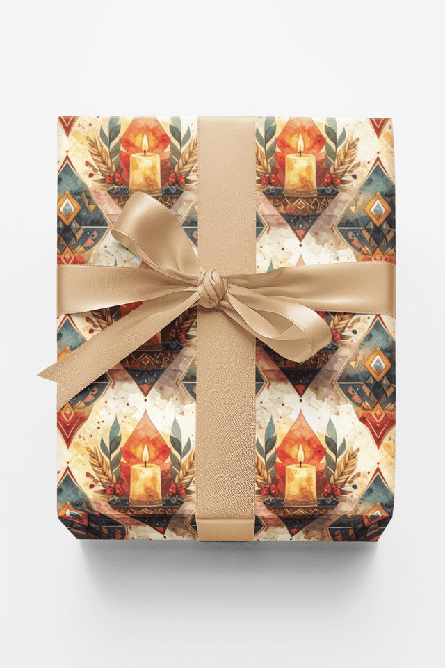LIMITED TIME | Decorative Cultural Geometry Wrapping Paper - London Penny Gift Wrap