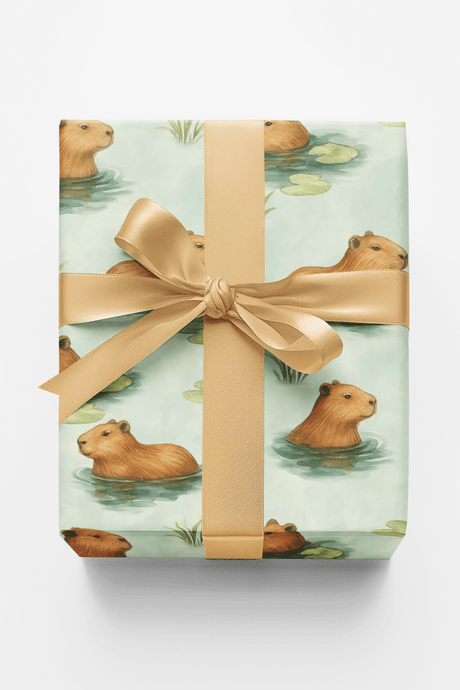 Capybara Serenity - London Penny Gift Wrap