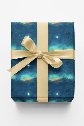 Holy Night Sky - London Penny Gift Wrap