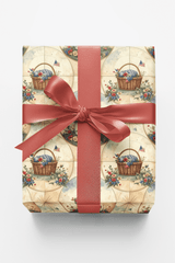 Star-Spangled Picnic Medallions Wrapping Paper - London Penny Gift Wrap