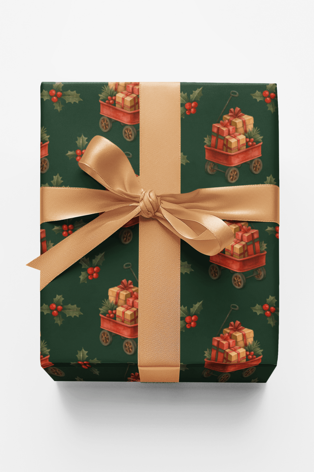 Red Wagon Wonder - London Penny Gift Wrap