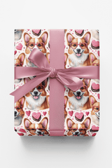 Corgis & Sweet Treats - London Penny Gift Wrap