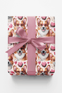 Corgis & Sweet Treats - London Penny Gift Wrap