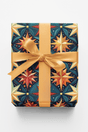 Midnight Gold Starburst - London Penny Gift Wrap