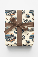 Seattle Rainier & Grunge - London Penny Gift Wrap