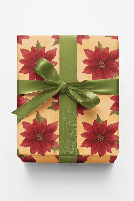 Festive Flora - London Penny Gift Wrap