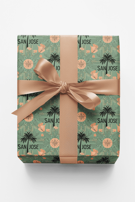 San Jose – Tech Garden Wrapping Paper - London Penny Gift Wrap