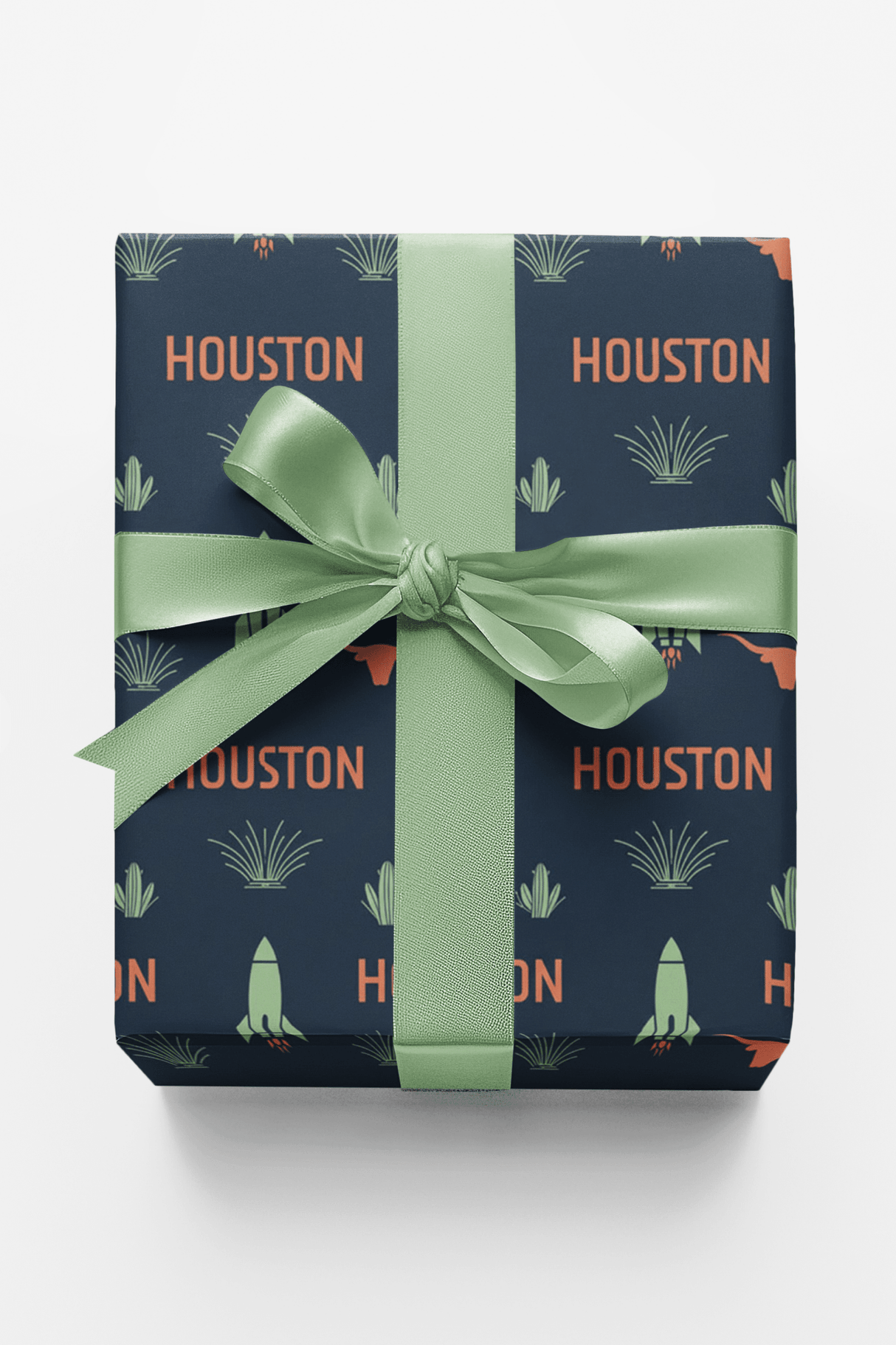 Houston — Space & Prairie Wrapping Paper - London Penny Gift Wrap