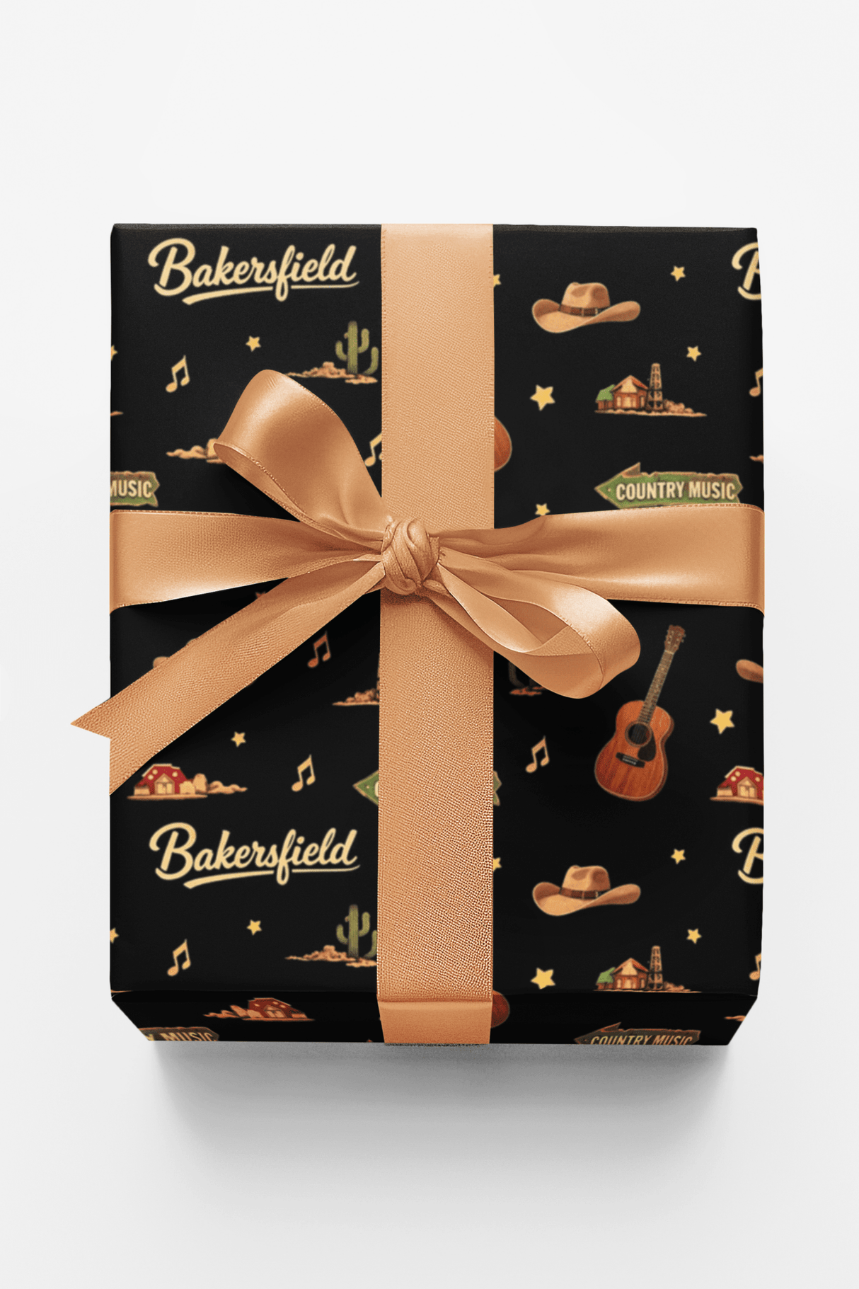 Bakersfield Country Roads - London Penny Gift Wrap