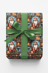 Santa’s Cozy Perch - London Penny Gift Wrap