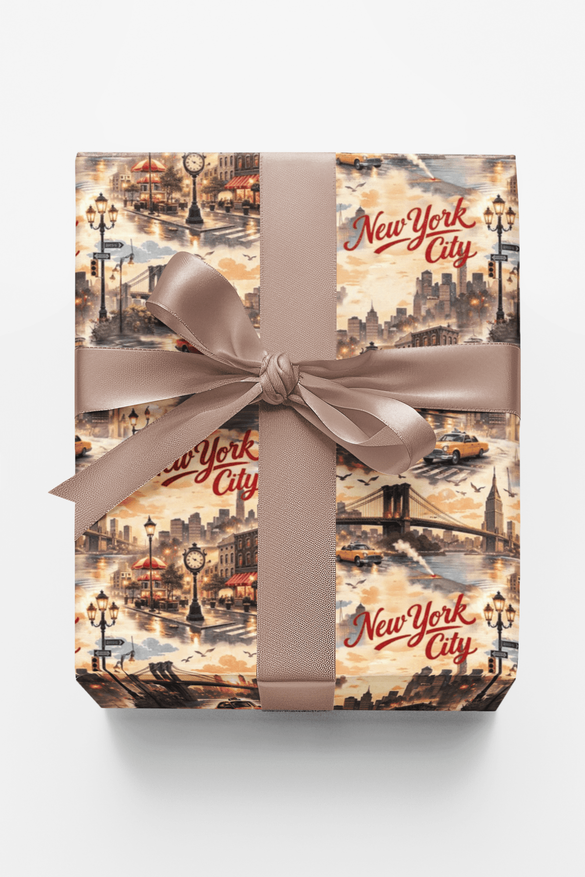 New York Iconic Skyline - London Penny Gift Wrap