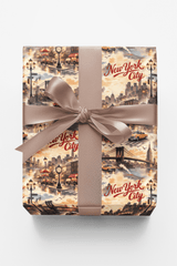 New York Iconic Skyline - London Penny Gift Wrap
