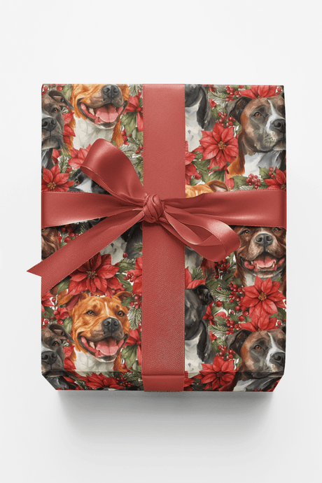 AmStaff Winter Wonder - London Penny Gift Wrap