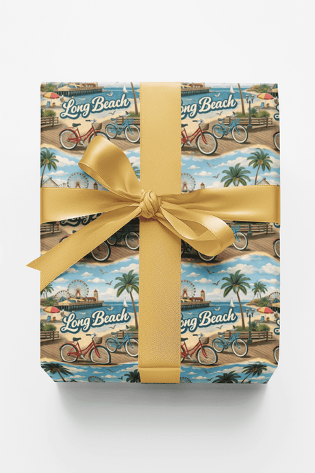 Long Beach Surf & Sea - London Penny Gift Wrap