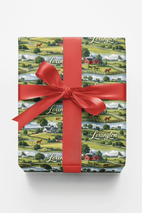 Lexington Bluegrass Glow - London Penny Gift Wrap