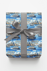 Jersey City Harbor Lights - London Penny Gift Wrap