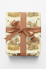 Playful Terrier Companions - London Penny Gift Wrap