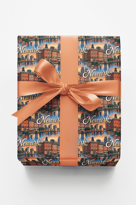 Newark Brick City Lights - London Penny Gift Wrap