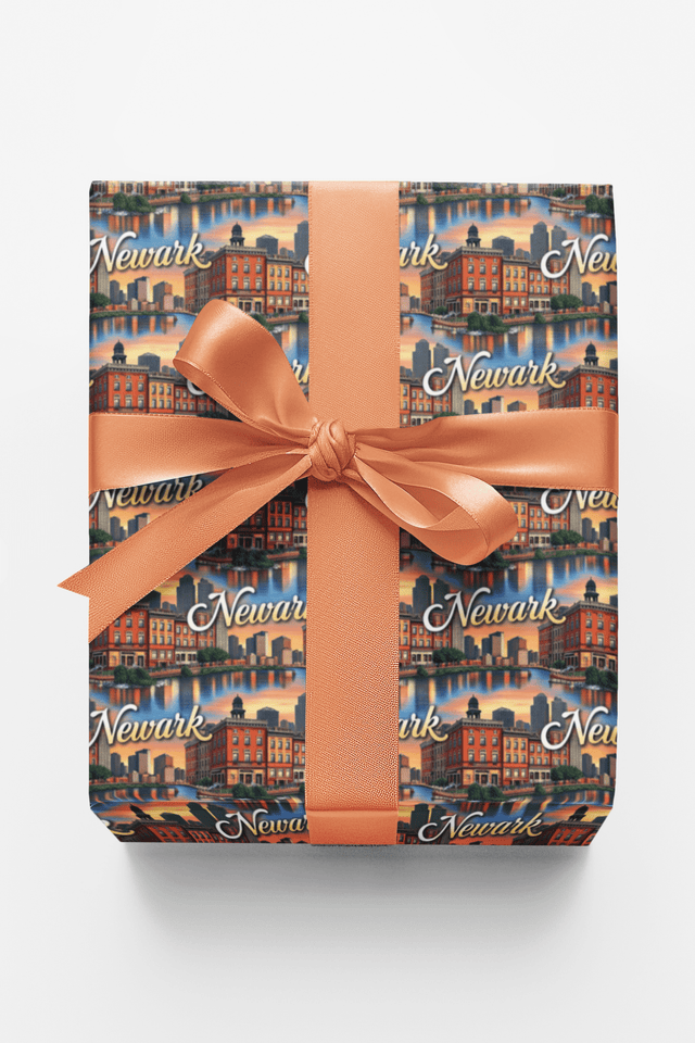 Newark Brick City Lights - London Penny Gift Wrap