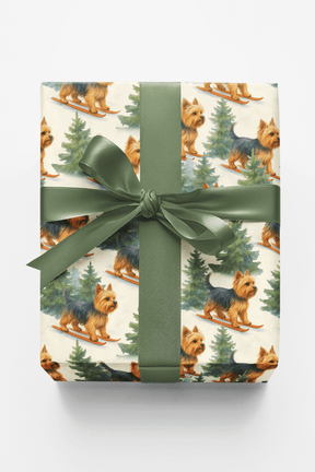 Terrier Downhill Dash - London Penny Gift Wrap