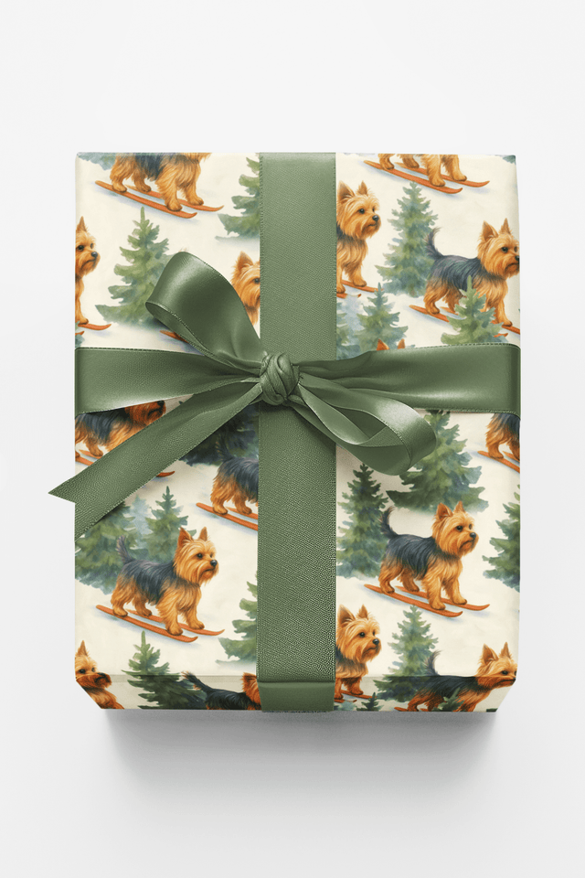 Terrier Downhill Dash - London Penny Gift Wrap