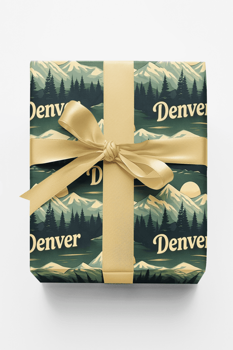 Denver — Alpine Horizon Wrapping Paper - London Penny Gift Wrap