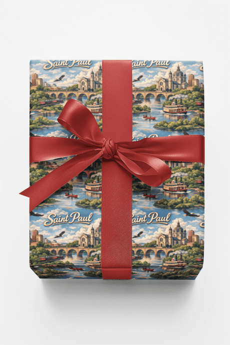 Saint Paul River City Classic - London Penny Gift Wrap