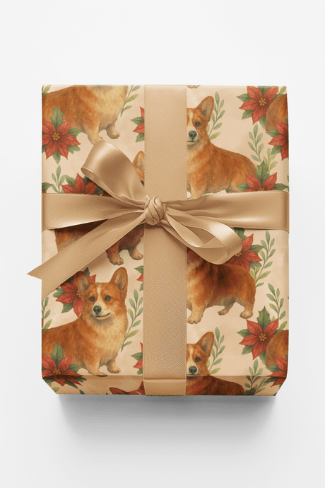 Merry Tails and Winter Trails - London Penny Gift Wrap