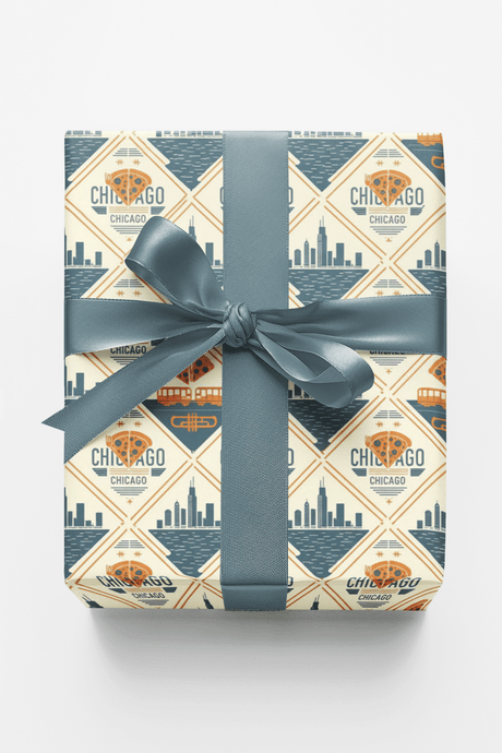 Chicago – Windy City Chic - London Penny Gift Wrap