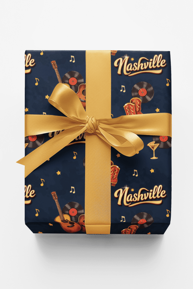 Nashville Country Flashback - London Penny Gift Wrap