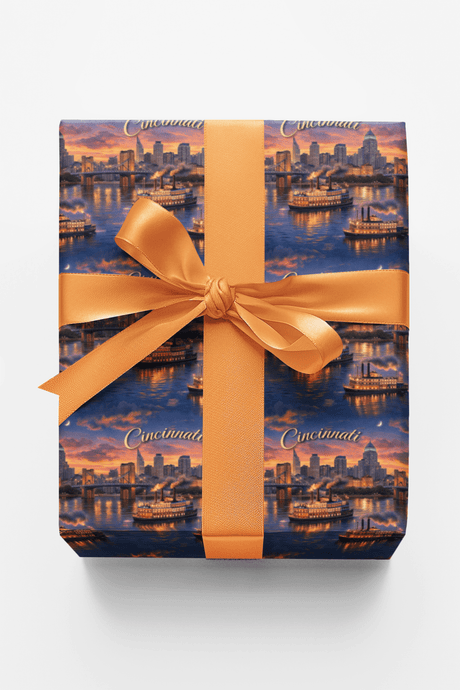 Cincinnati Riverfront Revival - London Penny Gift Wrap