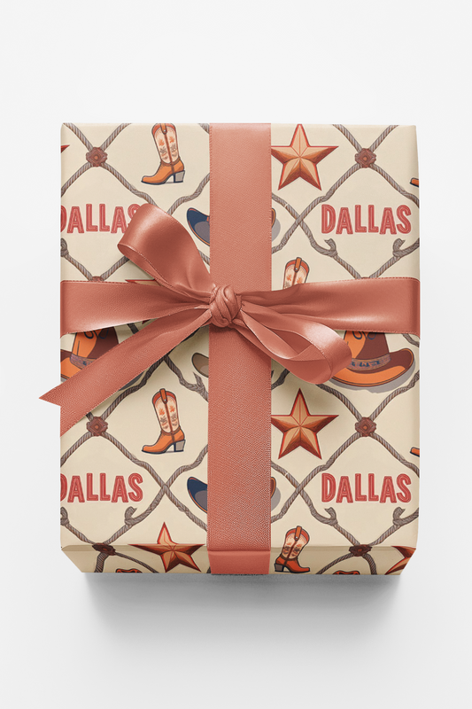 Dallas — Modern Western Wrapping Paper