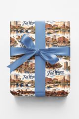 Fort Wayne River Heritage - London Penny Gift Wrap