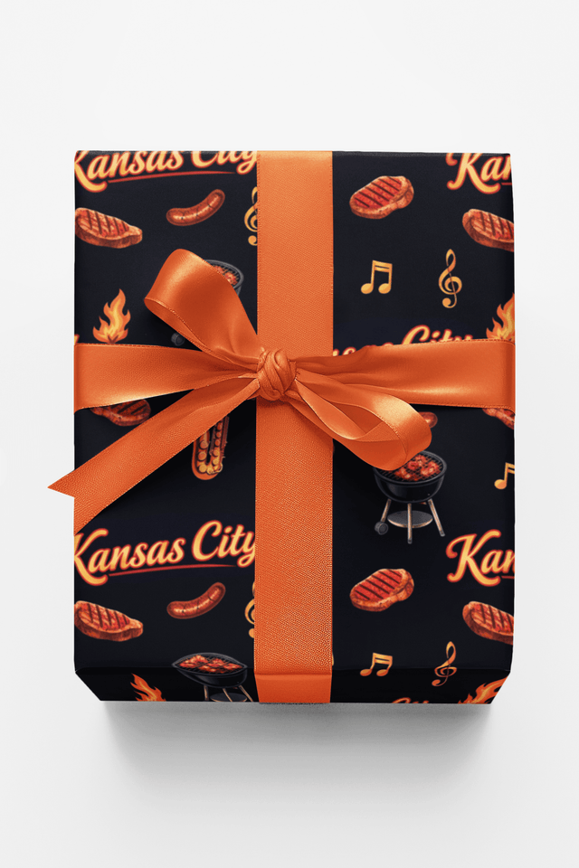 Kansas City Jazz & BBQ - London Penny Gift Wrap